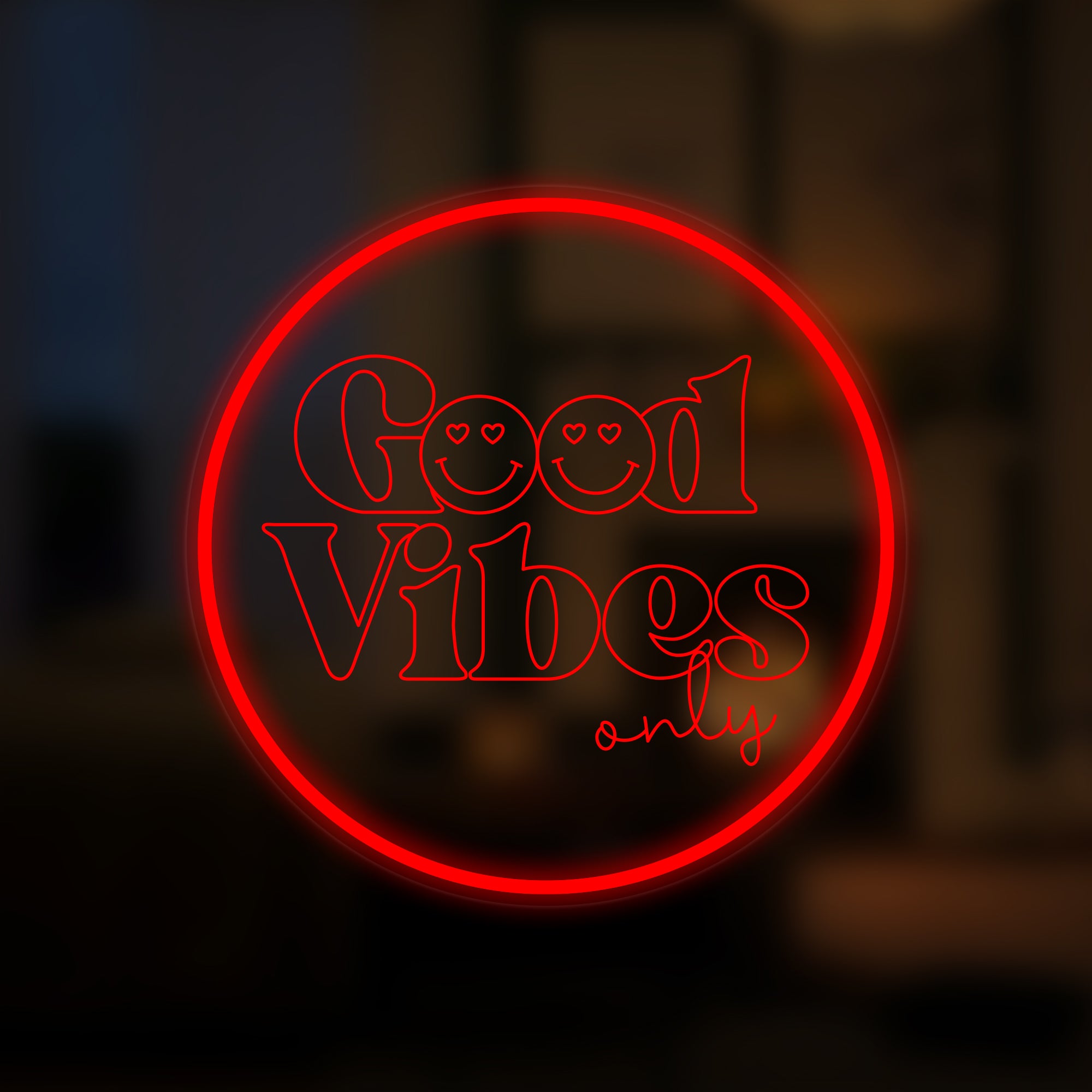 "Good Vibes Only" Mini Neon Sign