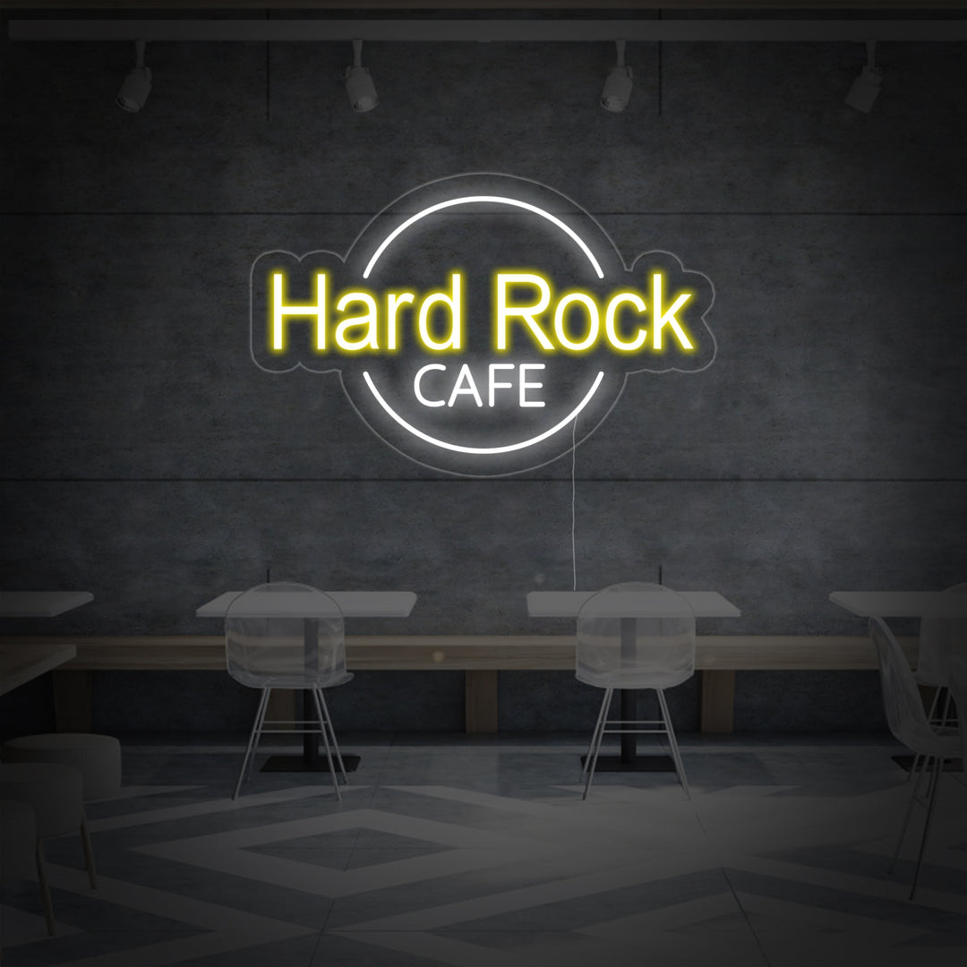 "Hard Rock Cafe" Neon Sign