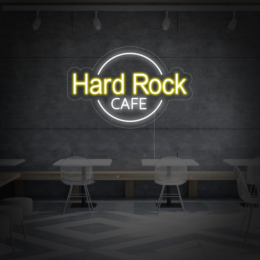 "Hard Rock Cafe" Neon Sign