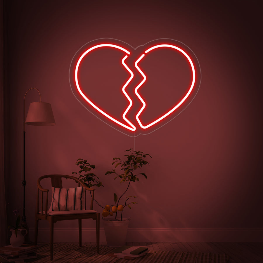 "Heart Broken" Neon Sign