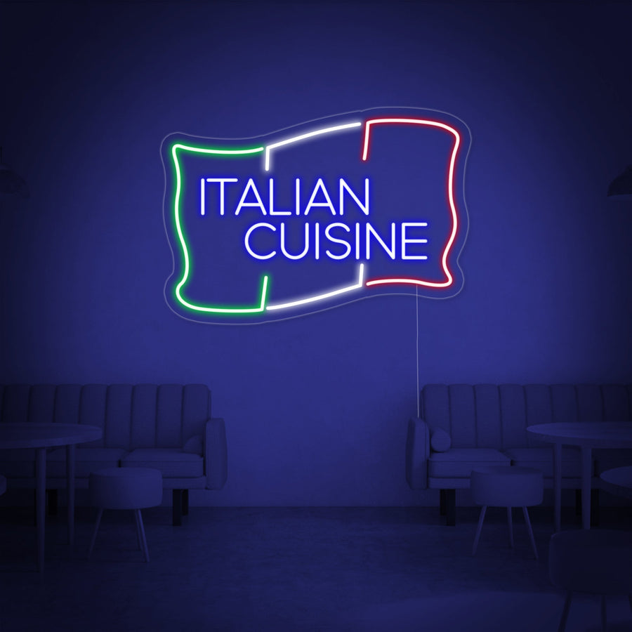 "ITALIAN CUISINE" Neon Sign
