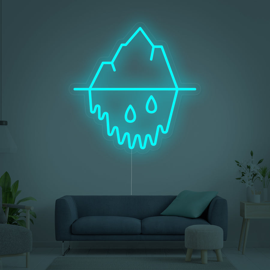 "Iceberg Melting" Neon Sign