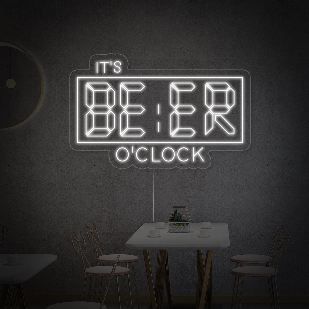 Its Beer Oclock Bar Neon Sign