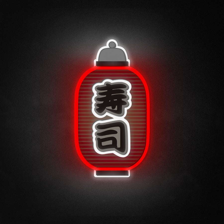 "Japanese Style Lantern" Neon Like Sign