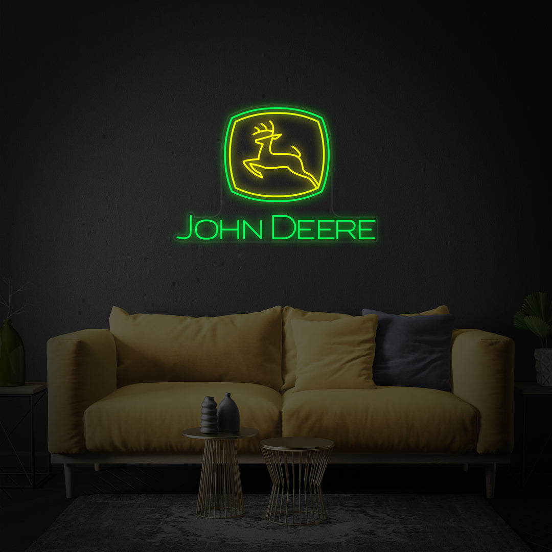 "John Deer" Neon Sign