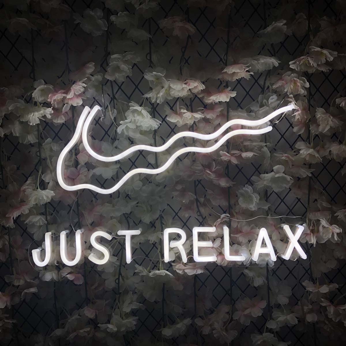 Just Relax Neon Sign newest