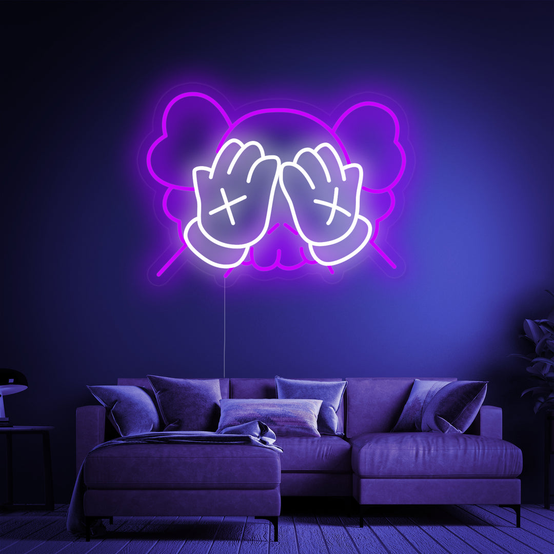 "KAW, Anime, Room Decor" Neon Sign