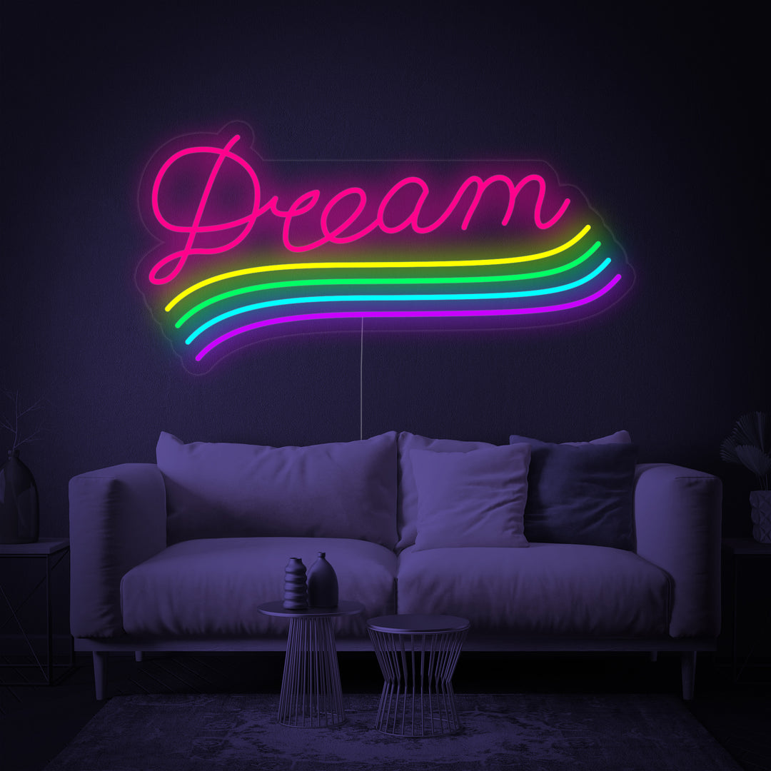 "LGBT Dream Rainbow" Neon Sign