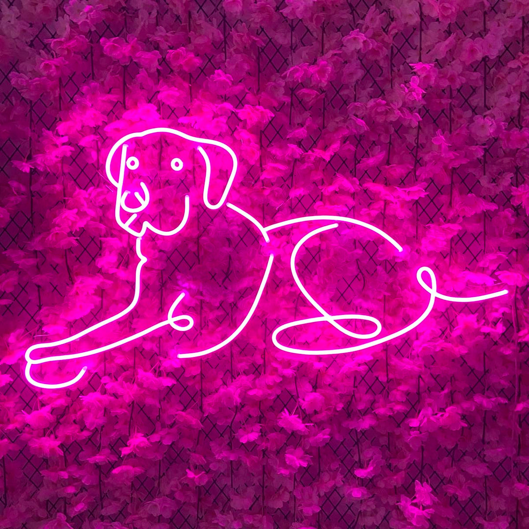 "Labrador Retriever Dog" Neon Sign