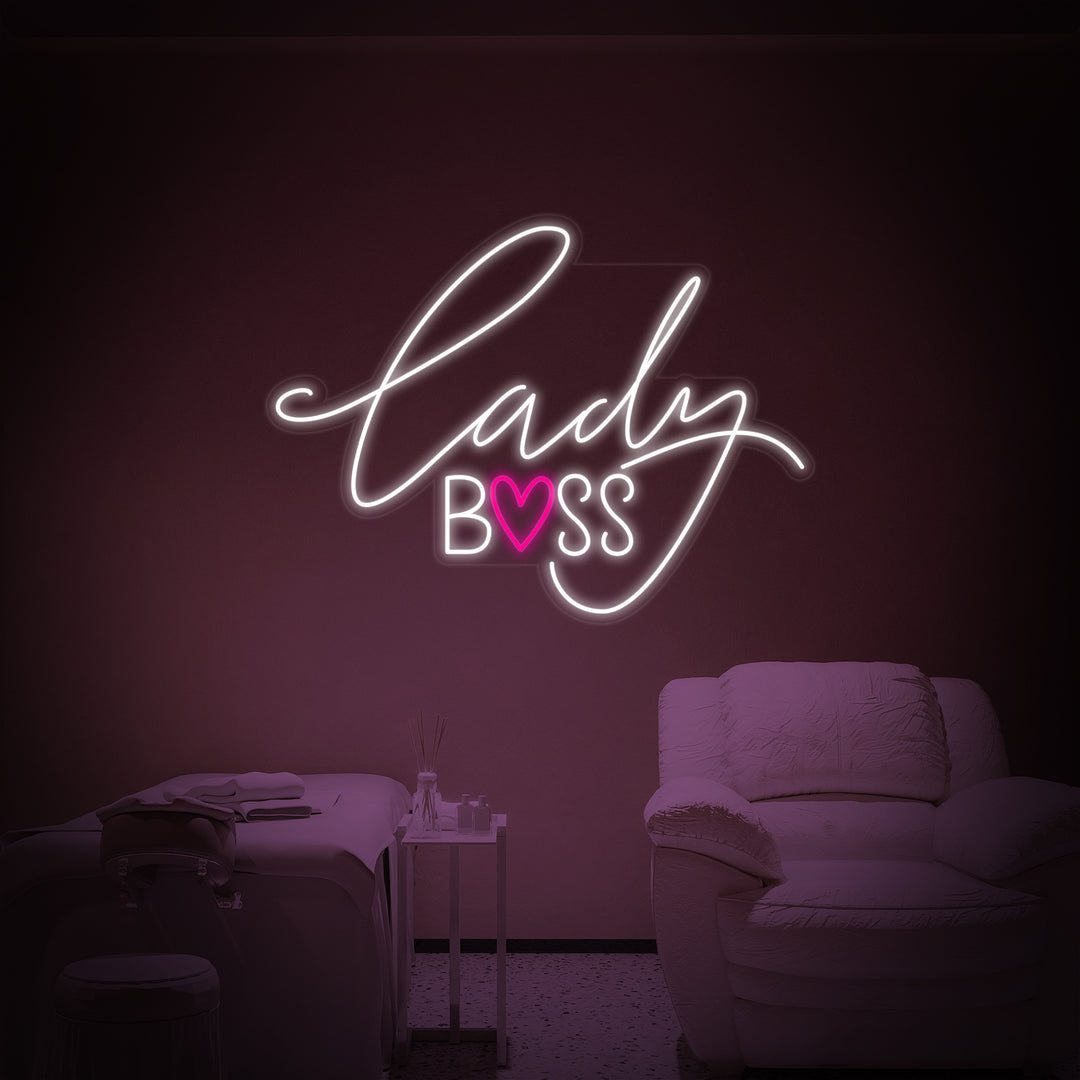 "Lady Boss" Neon Sign
