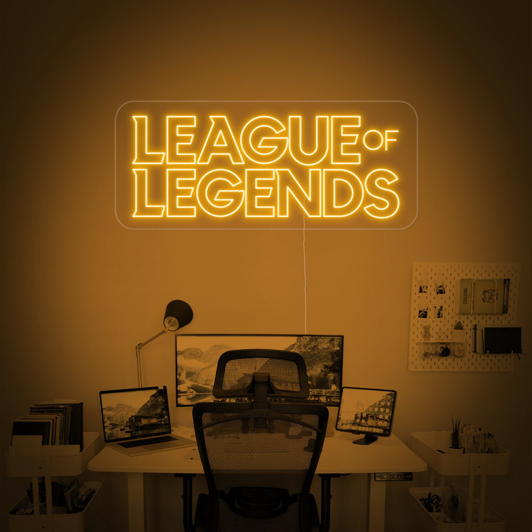 "League of Legends, Game Room Decor" Neon Sign