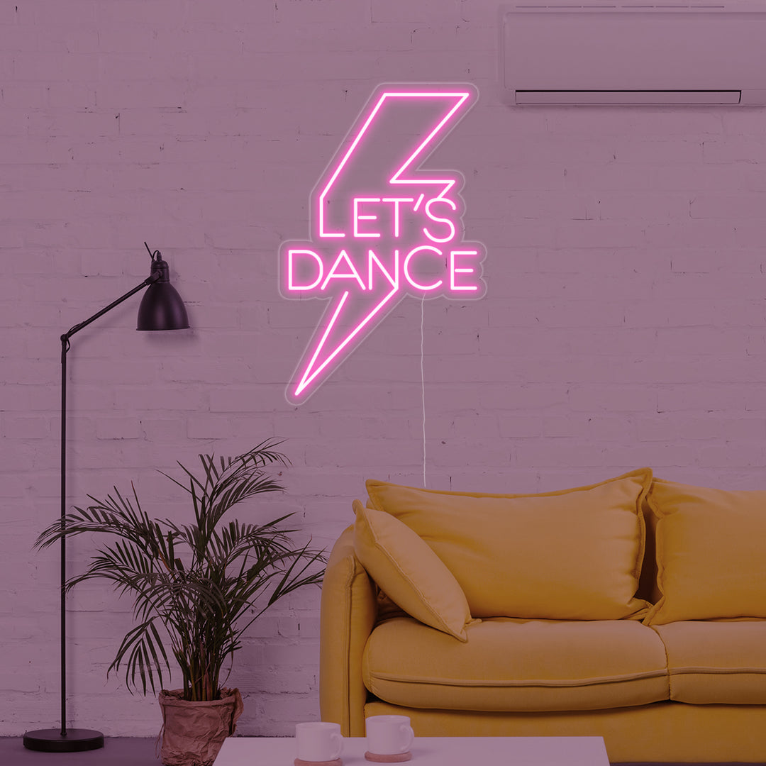 "Lets Dance" Neon Sign