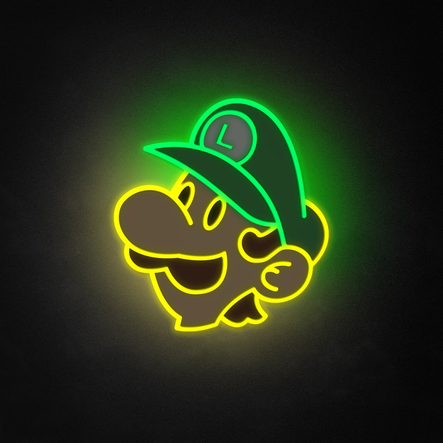 "Luigi" Neon Like Sign