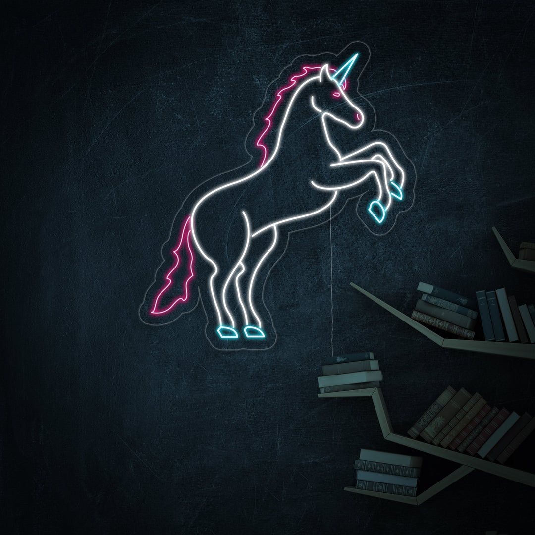 "Magical Unicorn Horse" Neon Sign