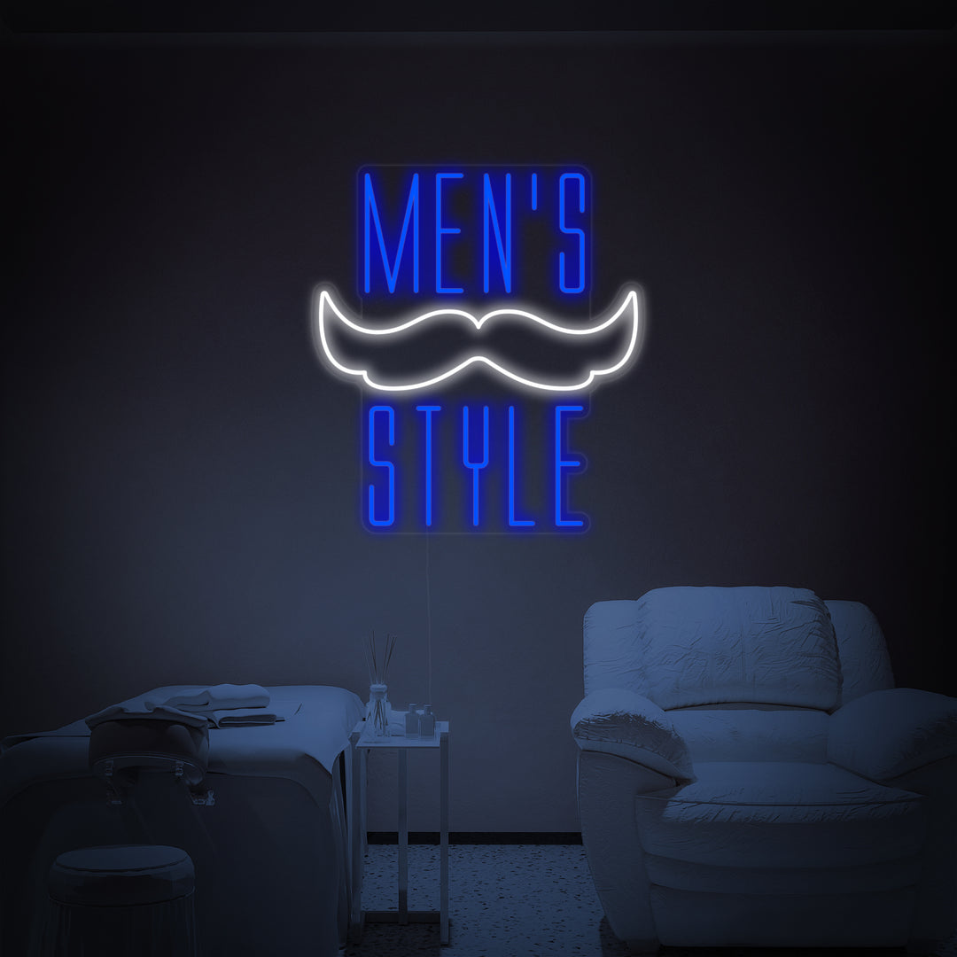 "Mens Style" Neon Sign
