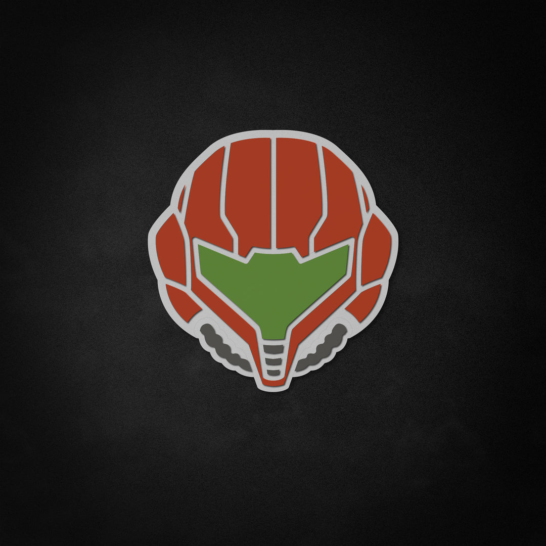 "Metroid Samus Sign" Neon Like Sign