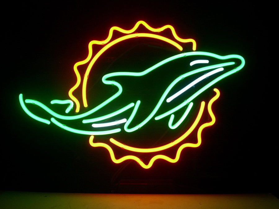"Miami Dolphin Beer" Neon Sign