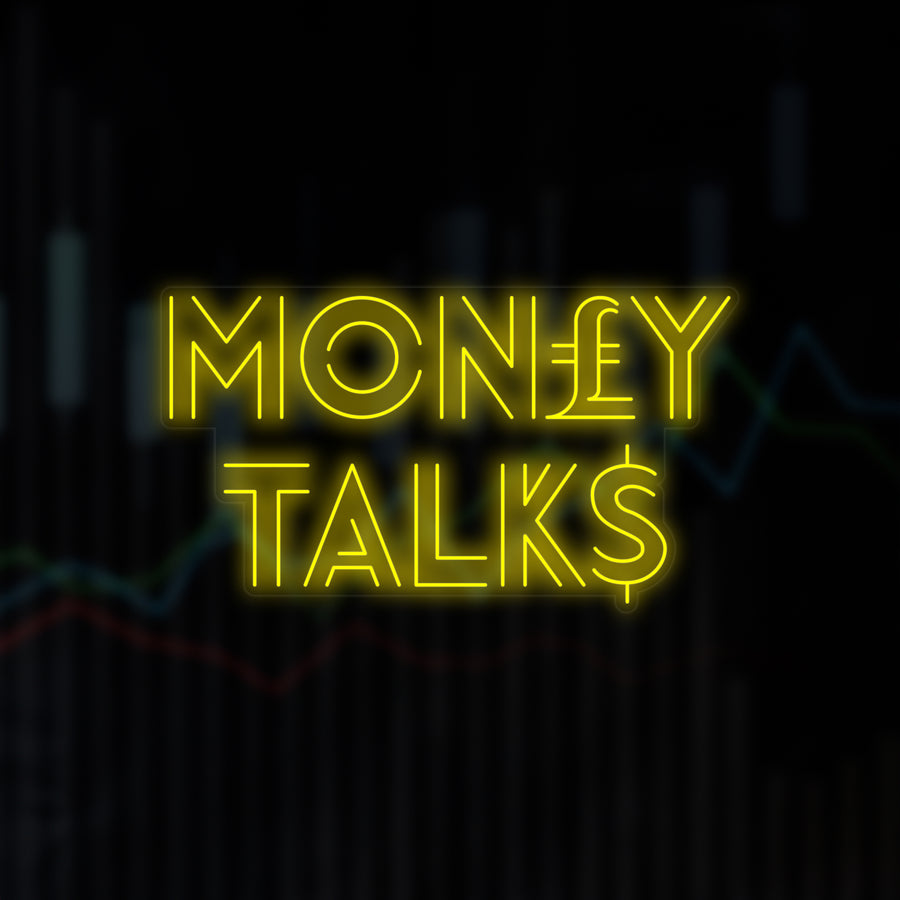 "Money Talks" Neon Sign