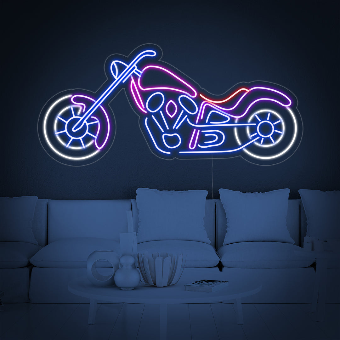 "Motorbike" Neon Sign