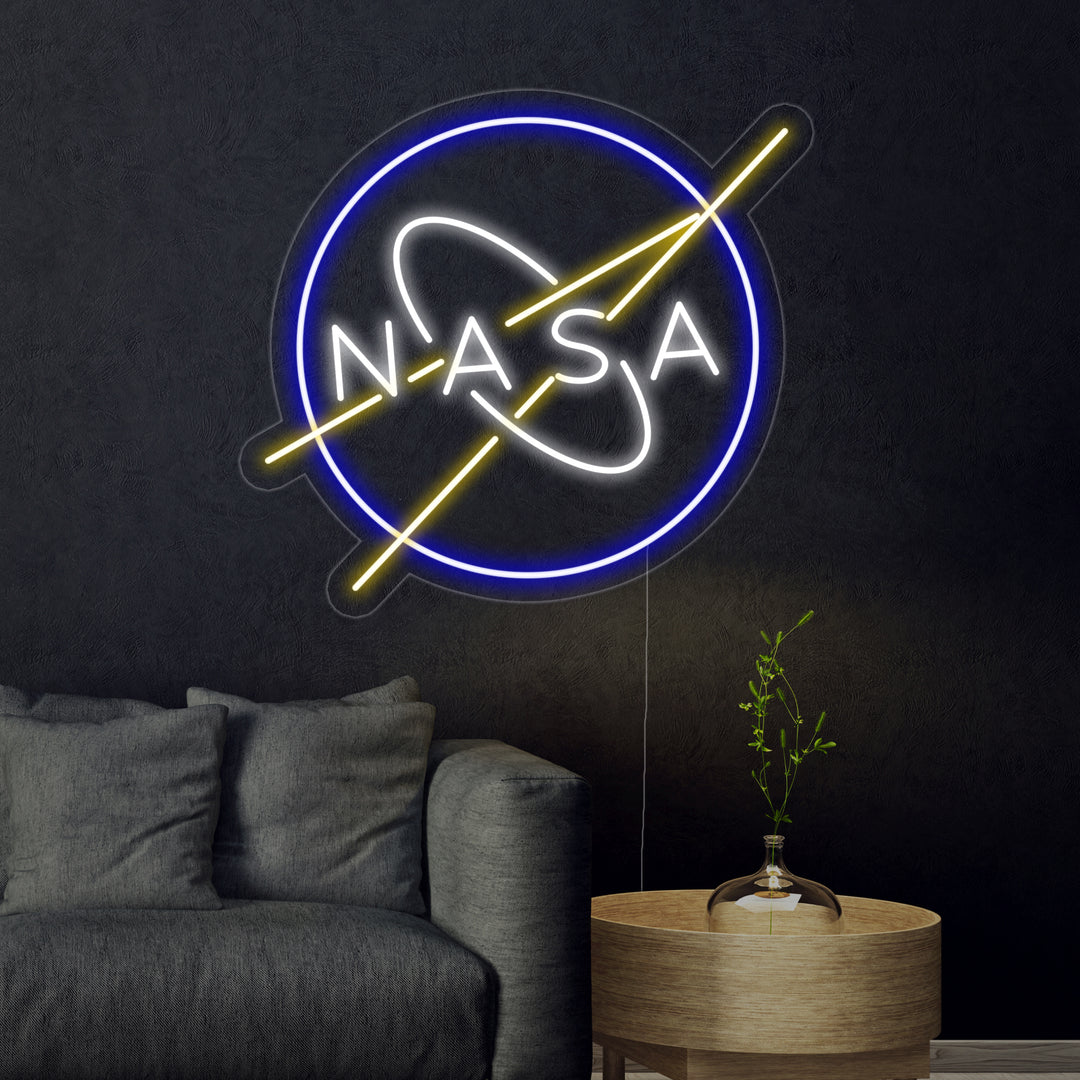 "NASA logo" Neon Sign