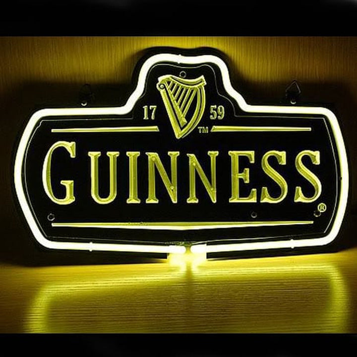 "Guin 1759 Logo Beer Bar" Neon Sign