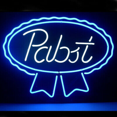 "New Pabst Blue Ribbon Lager Ale" Neon Sign