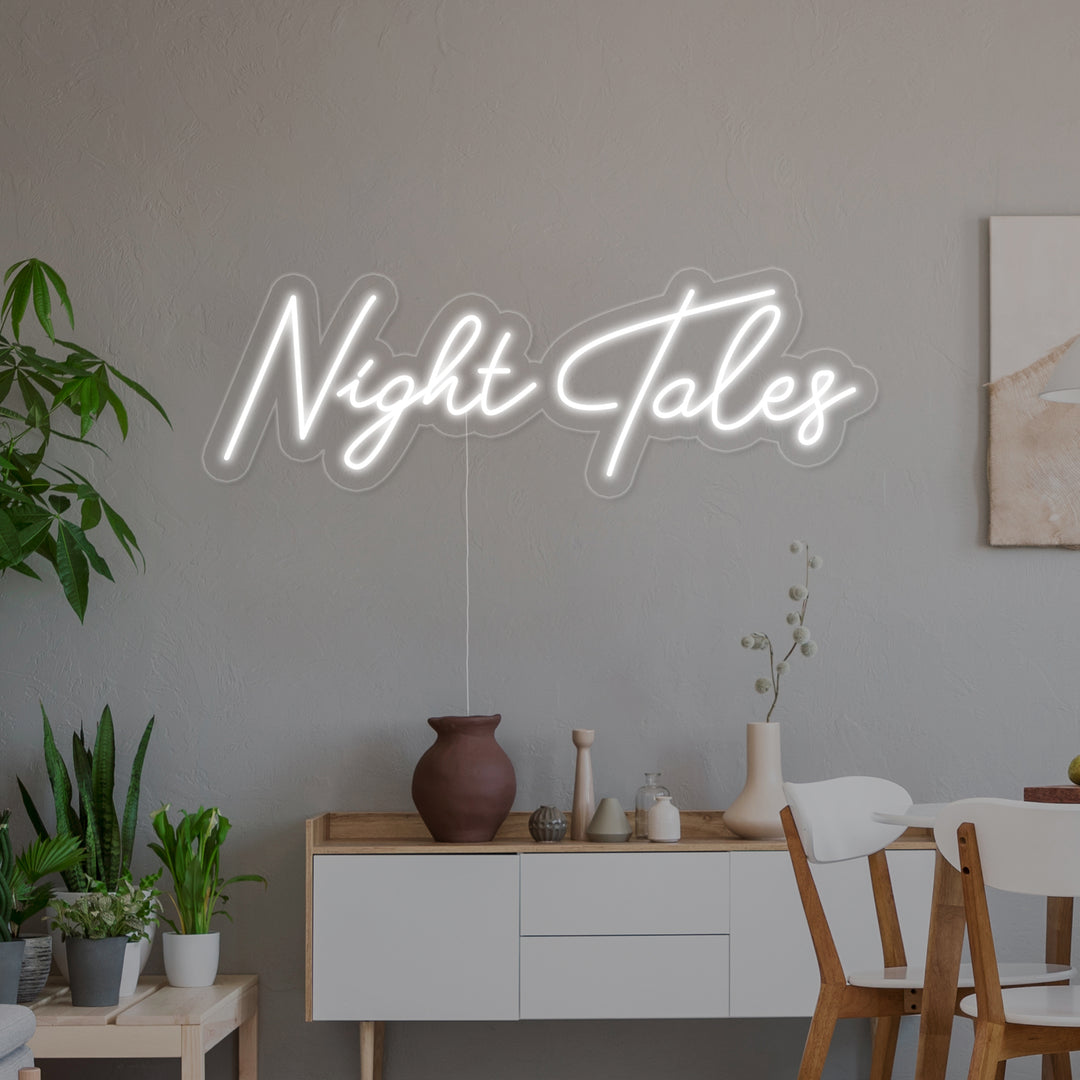 "Night Tales" Neon Sign