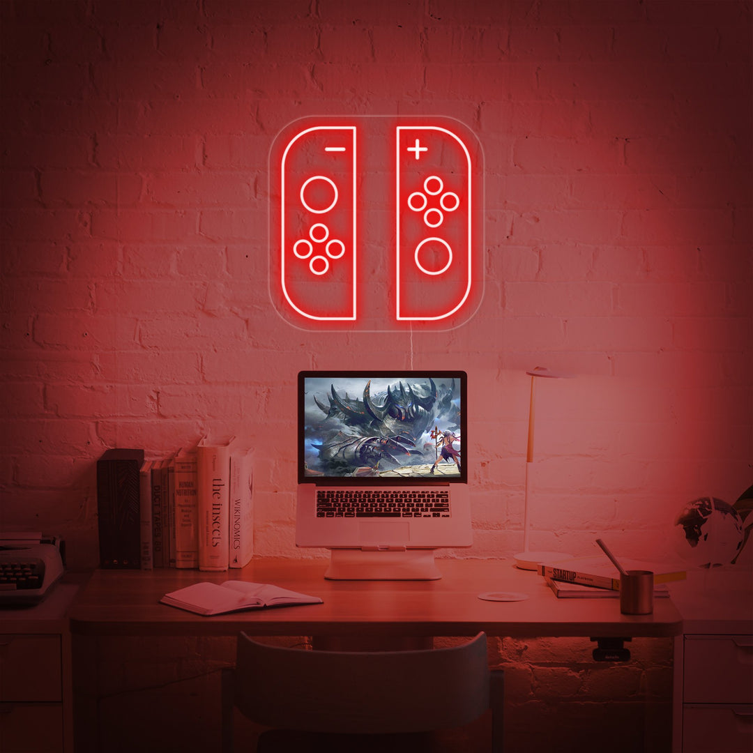 "Game Switch Joycon" Neon Sign