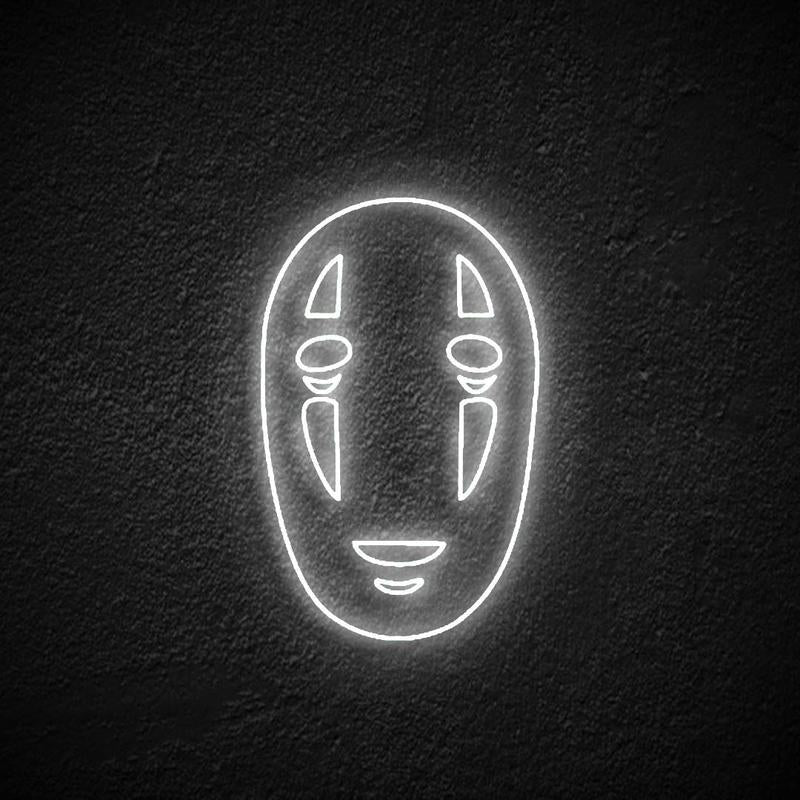 "No Face" Neon Sign