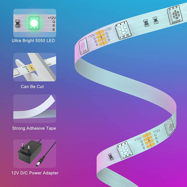 RGB Smart Wi-Fi LED Strip Lights