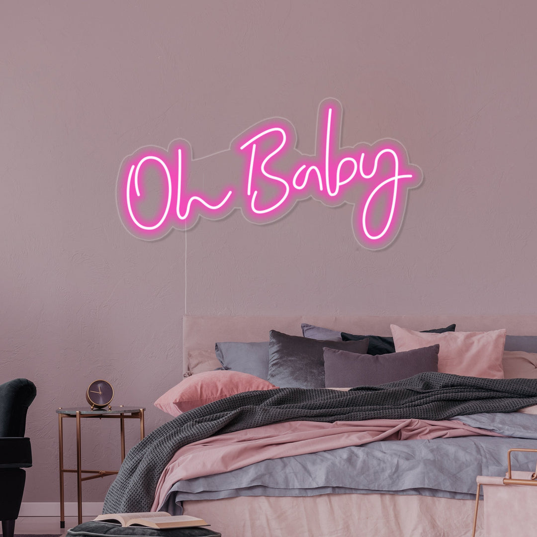 "Oh Baby" Neon Sign