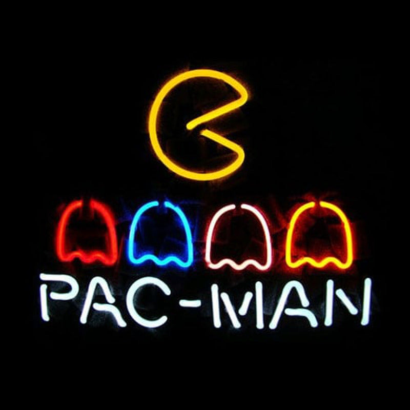 "Pac-Ghost" Neon Sign