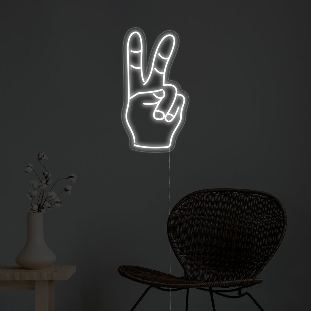 "Peace" Neon Sign