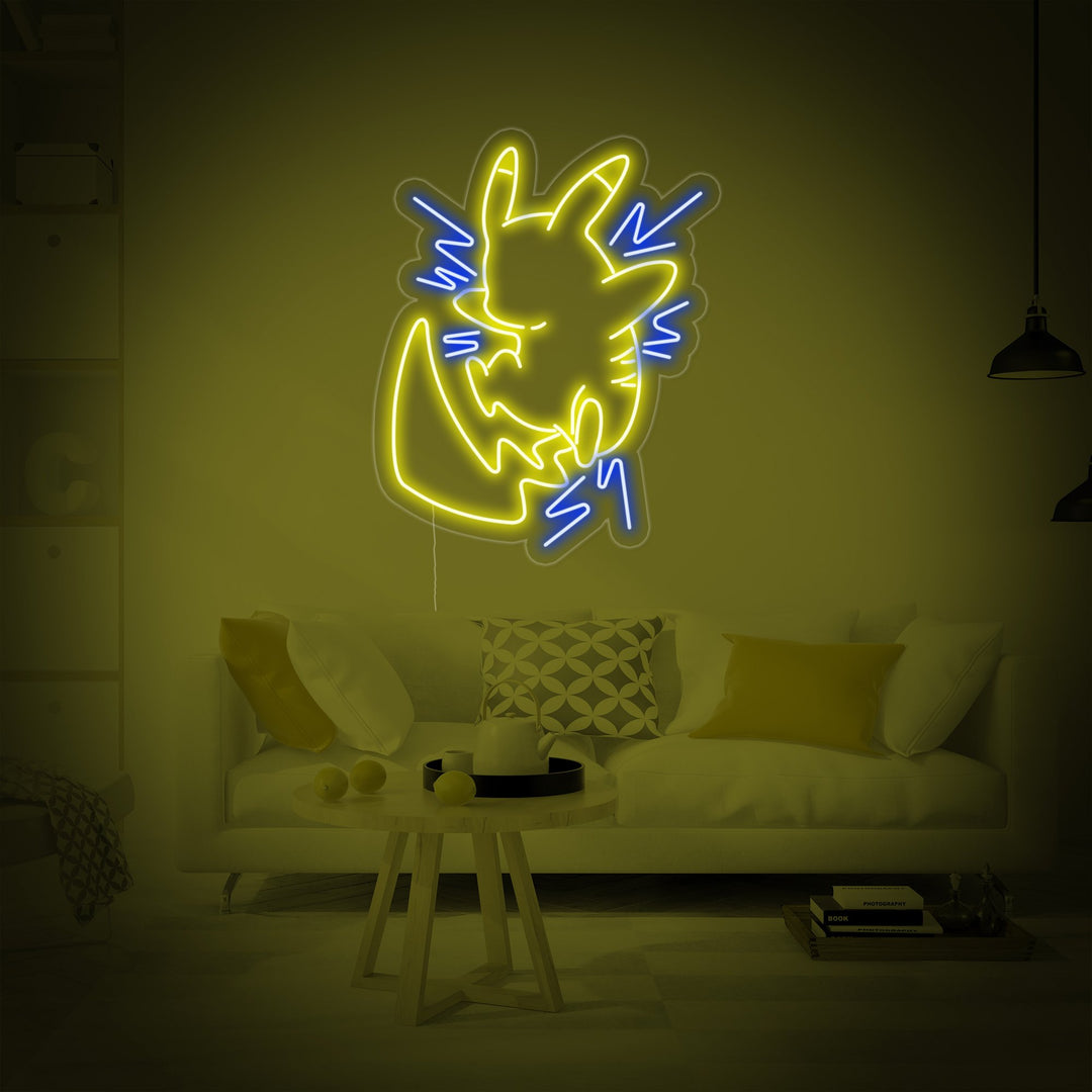 "Pikachu, Game Wall Art" Neon Sign