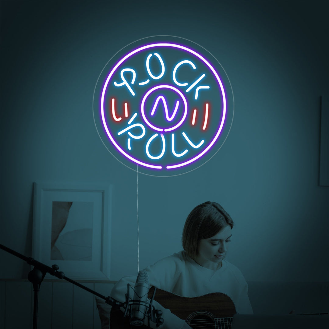 "ROCK And N ROLL LIVE MUSIC Party" Neon Sign