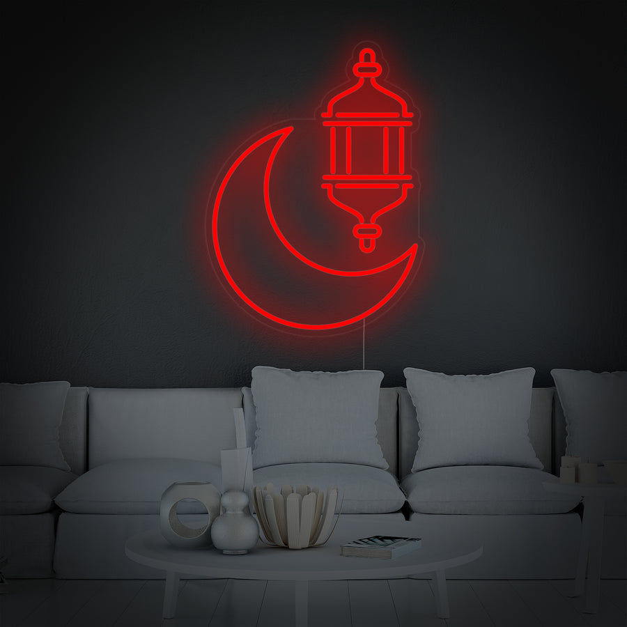 "Ramadan Kareem Cover Arabic Holiday" Neon Sign
