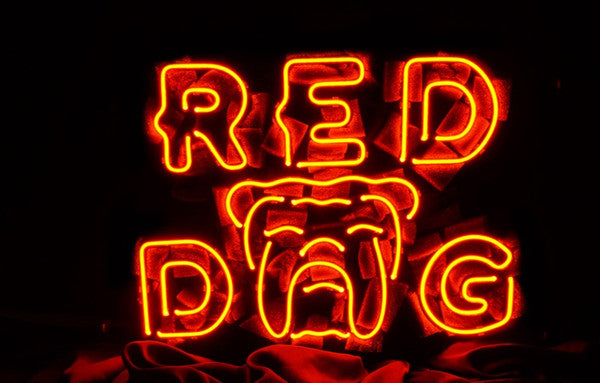"Red Dog Beer" Neon Sign
