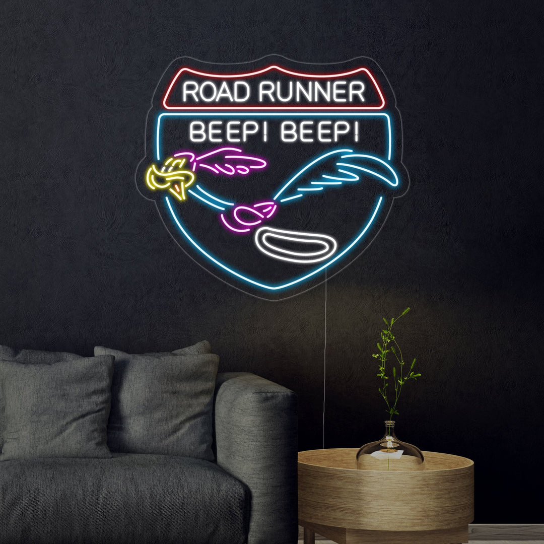 "Road Runner Beep Beep" Neon Sign