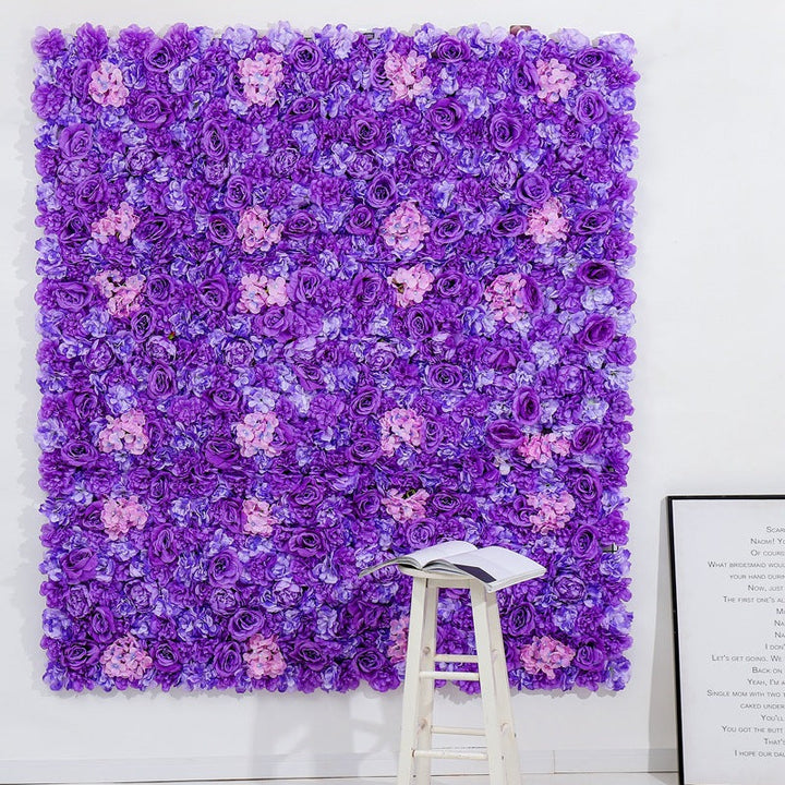 Purple Rose Flowers Wall, Rose Flowers Backdrop