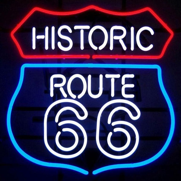 "Route 66" Neon Sign