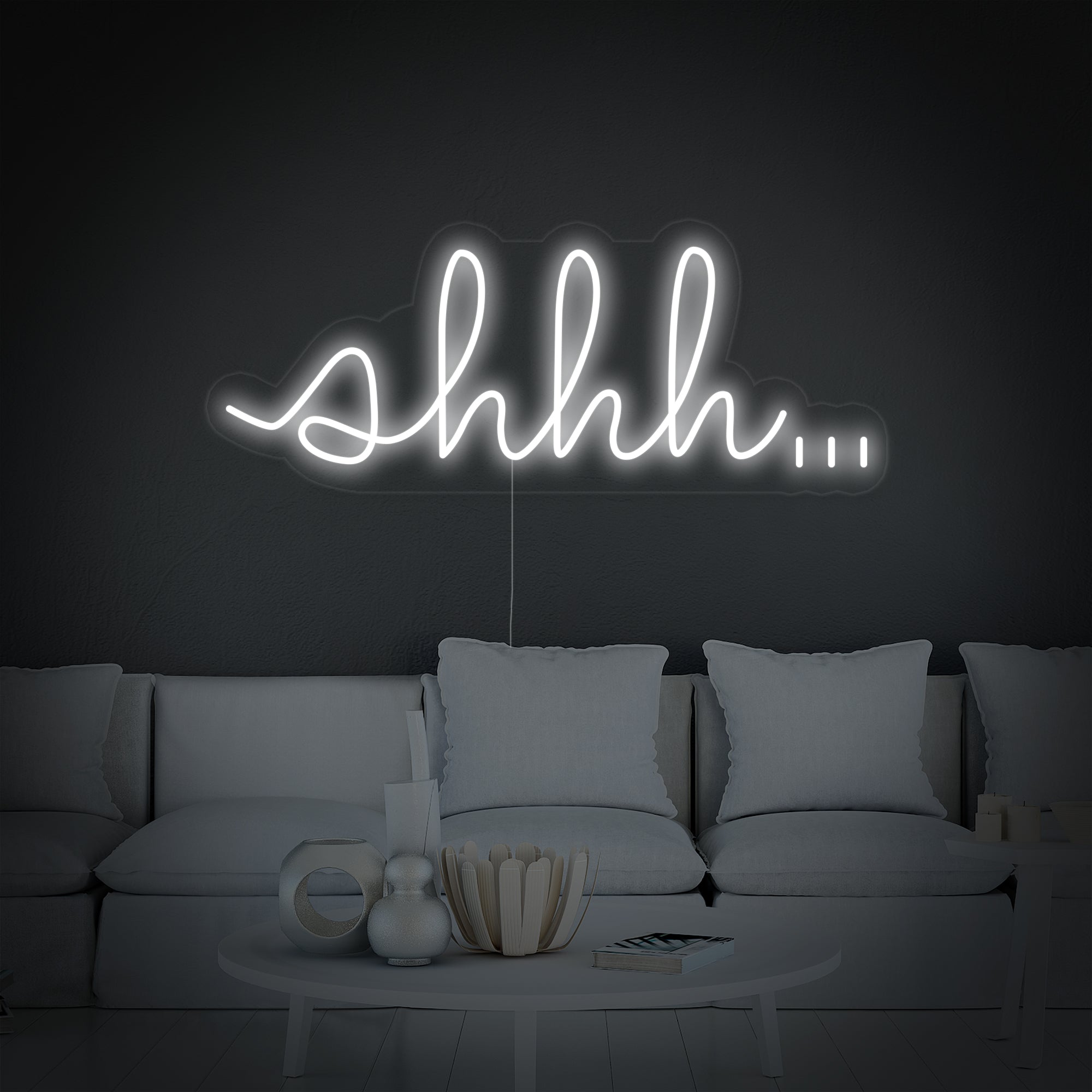 Shhh Shut Up Be Quiet Neon Sign - HAPPYNEON – HAPPYNEON.COM