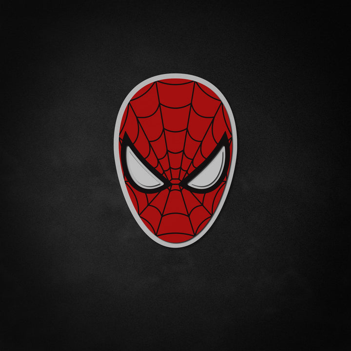 "Spider Art, Movie Character" Neon Like Sign