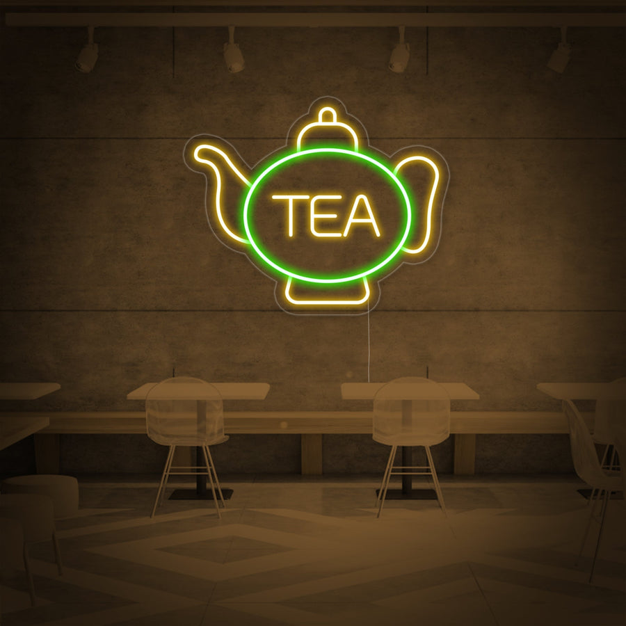 "Tea Cup" Neon Sign