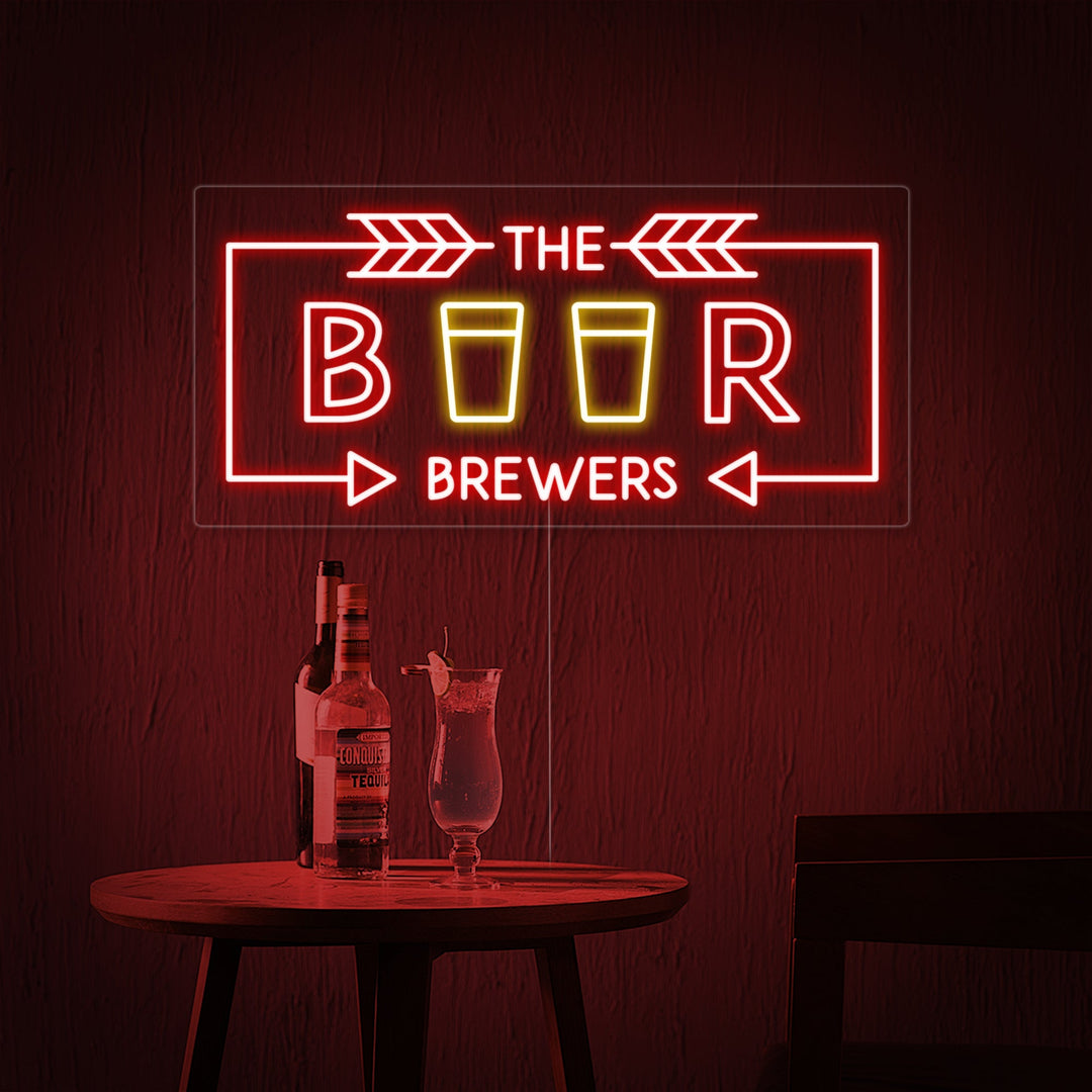 "The Beer Premium Brewers Bar" Neon Sign