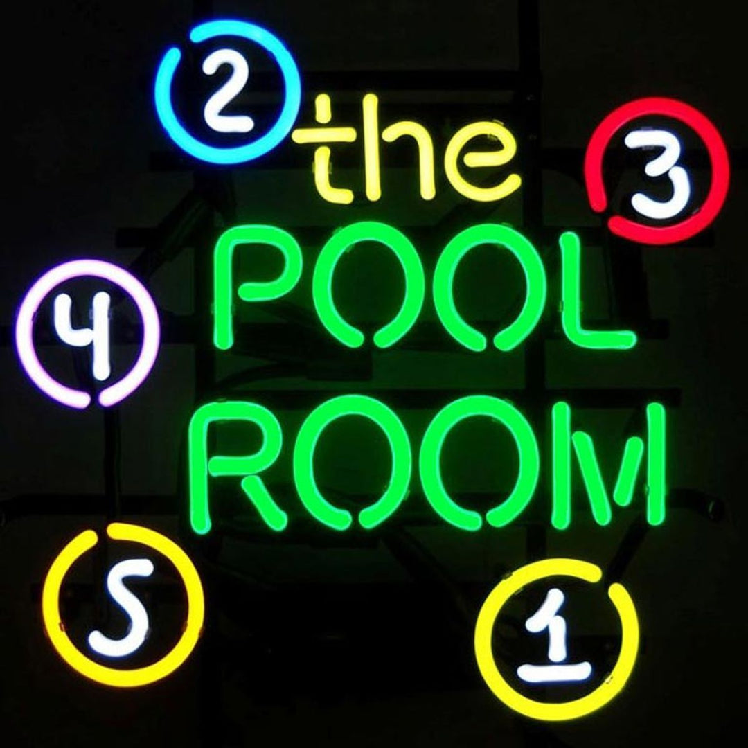 "The Pool Room" Neon Sign