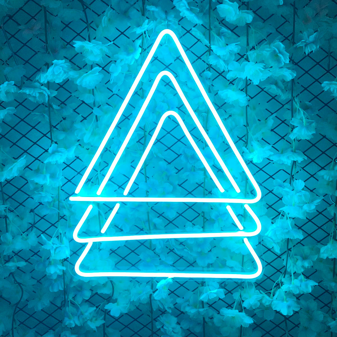 "Three Triangle" Neon Sign