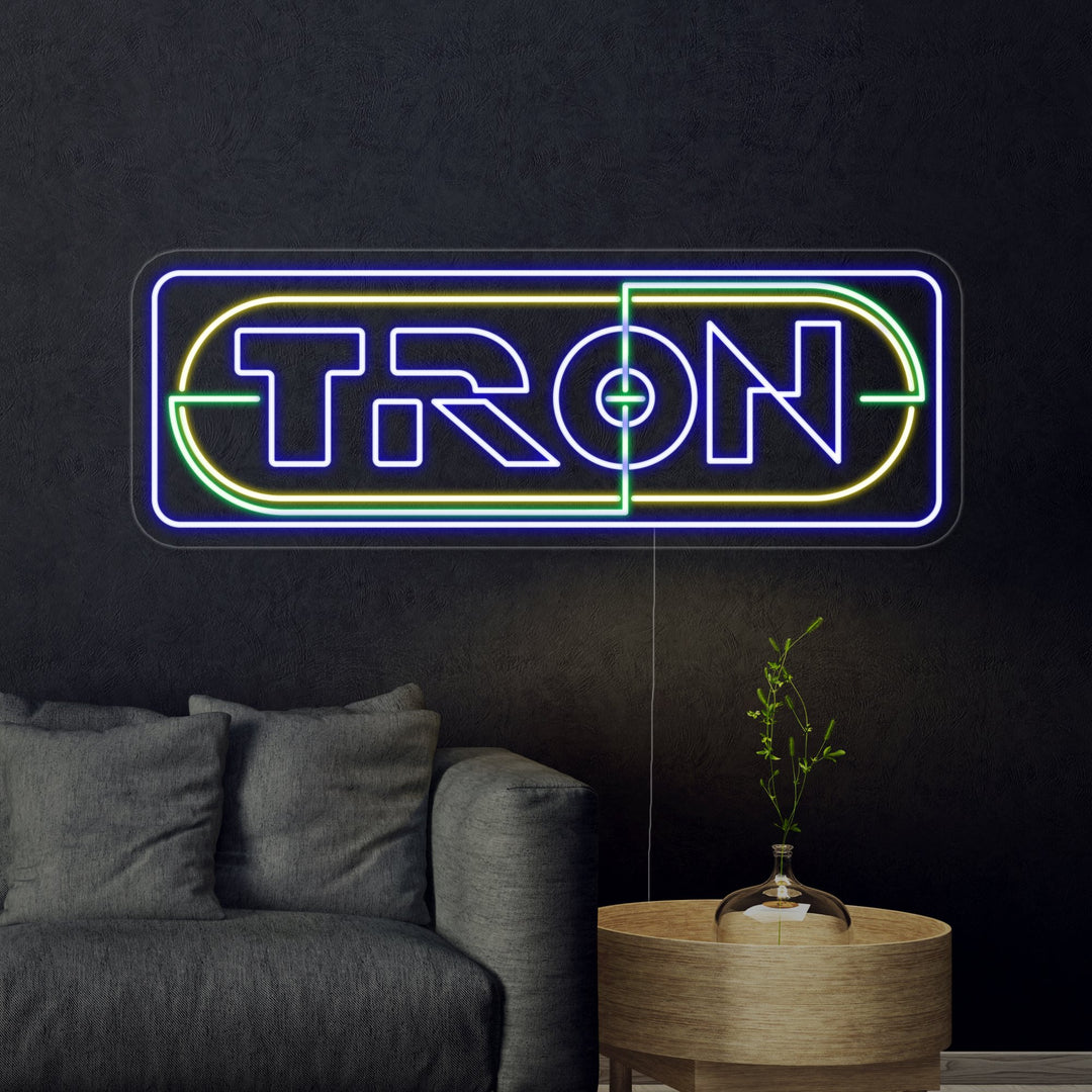 "Tron" Neon Sign