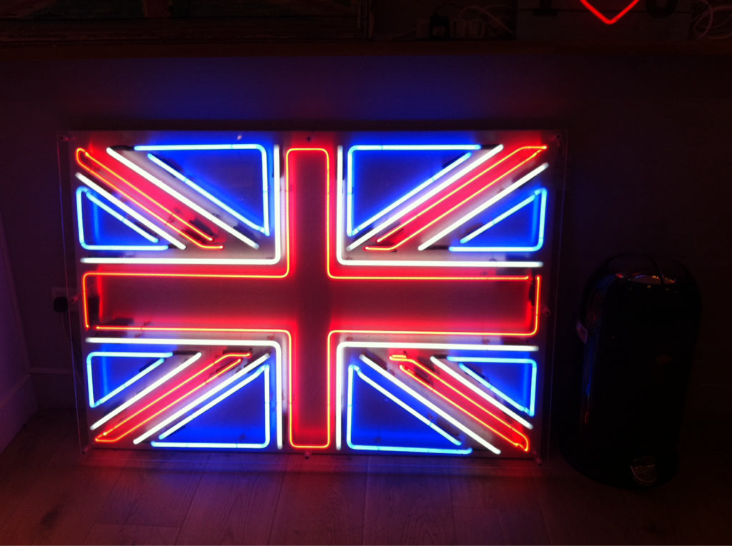 "UK Flag" Neon Sign