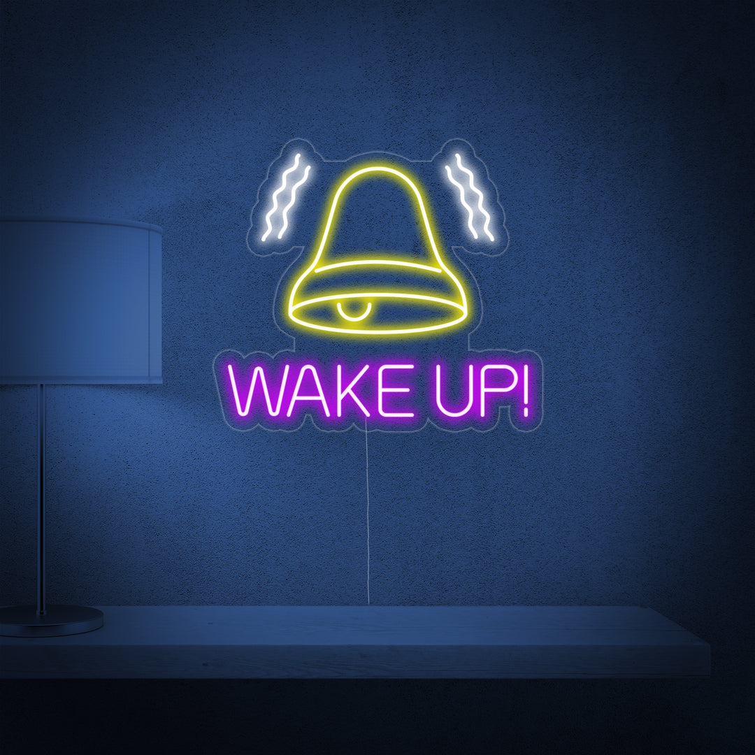 "Wake Up Ring" Neon Sign