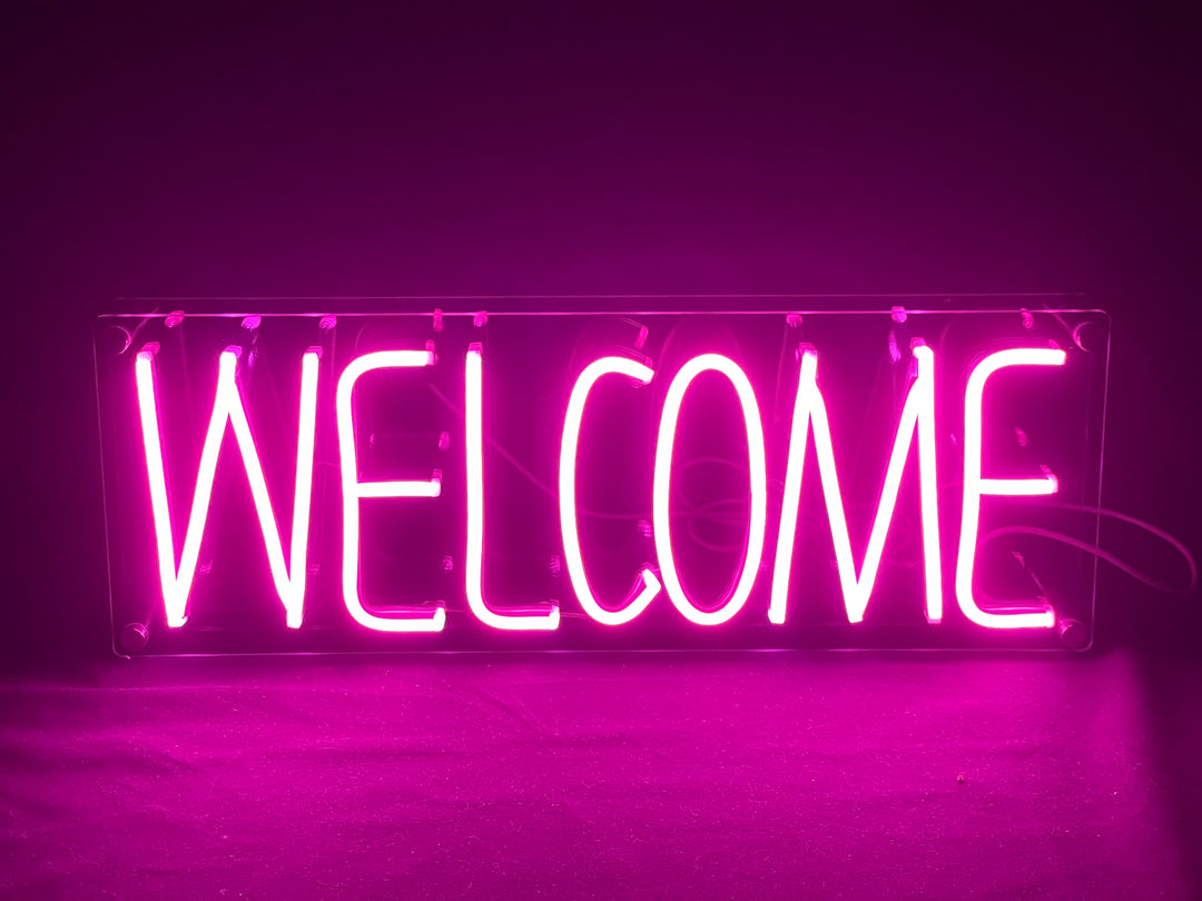 Welcomesign Rave Welcome Sign Neon